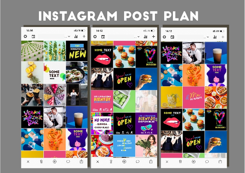 Instagram Post Plan Design