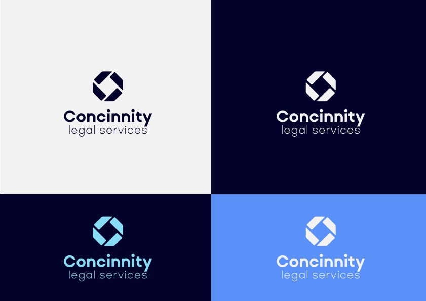 Concinnity Legal Services logo color variations
